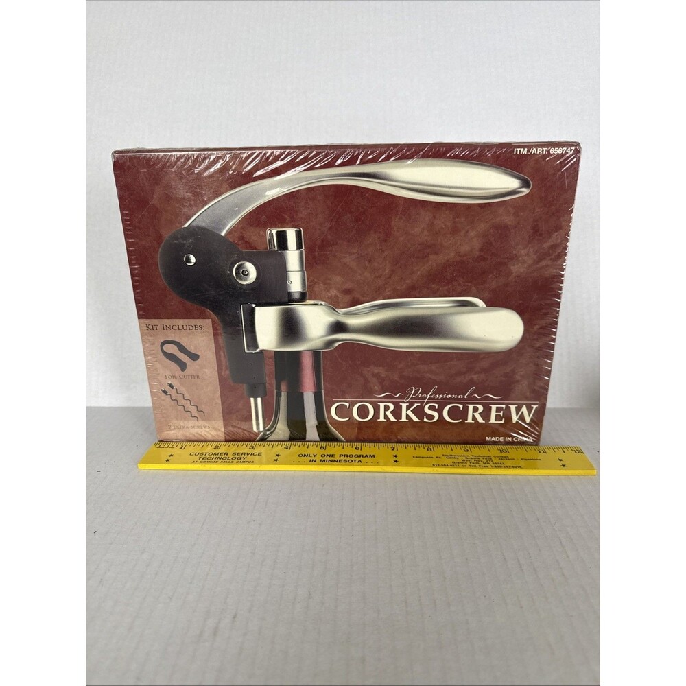 NEW Professional Corkscrew #656747 For Wine Bottles sealed Costco